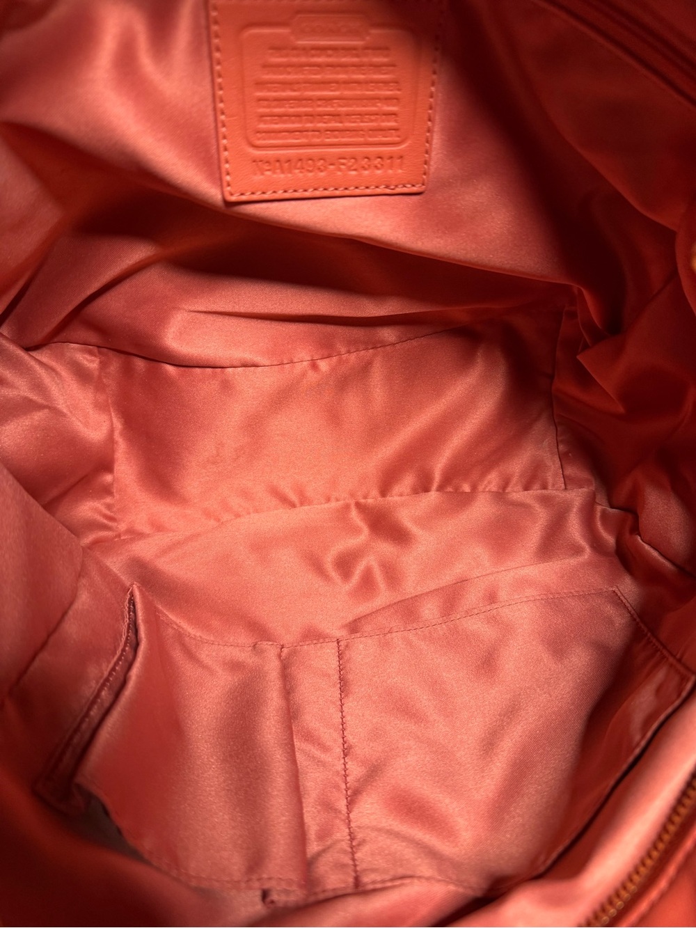 Coach Ashley Orange Tote with Wallet - Picture 8 of 15